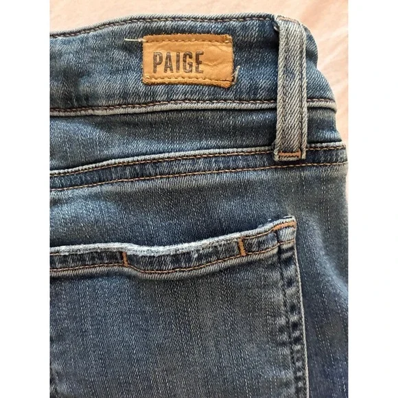 Paige Jeans Womens Size 27 Blue Verdugo Ankle Raw Hem mid rise skinny - Picture 9 of 11